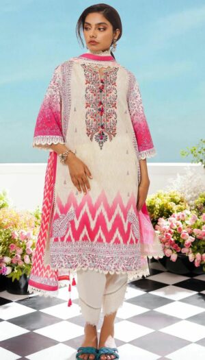 Sana Safinaz 2PC Unstitched Printed Lawn Suit