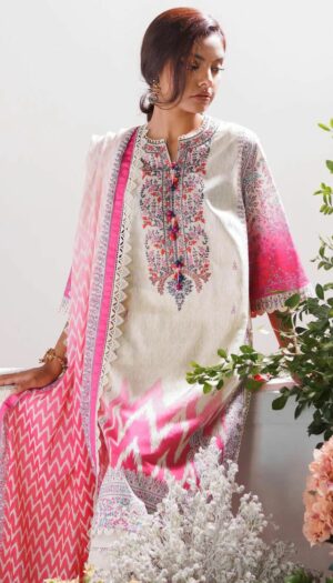 Sana Safinaz 2PC Unstitched Printed Lawn Suit