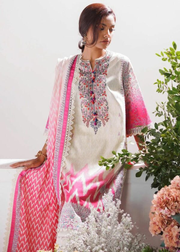 Sana Safinaz 2PC Unstitched Printed Lawn Suit