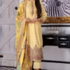 Kalam 3PC Unstitched Embroidered Jacquard Lawn Suit