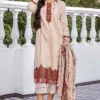Kalam 3PC Unstitched Embroidered Jacquard Lawn Suit